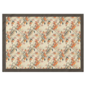 Herfst Bloemen & Vogels Tafelkleed Seizoensgebonde (Voorkant (Horizontaal))