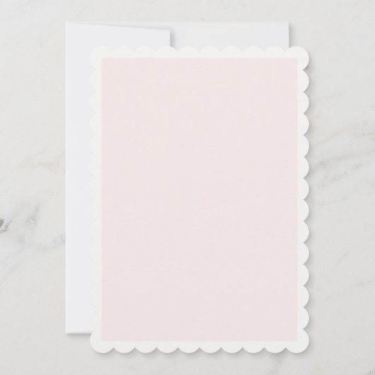 Herfst Bloemen Witte Boog Baby in Bloom Baby showe Kaart (Achterkant)