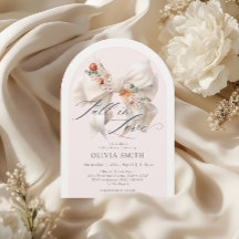 Herfst Bloemen Witte Boog Herfst in Liefde Baby sh