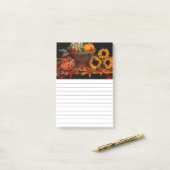 Herfst Bloemendecoratie Post-it® Notes (Op bureau)
