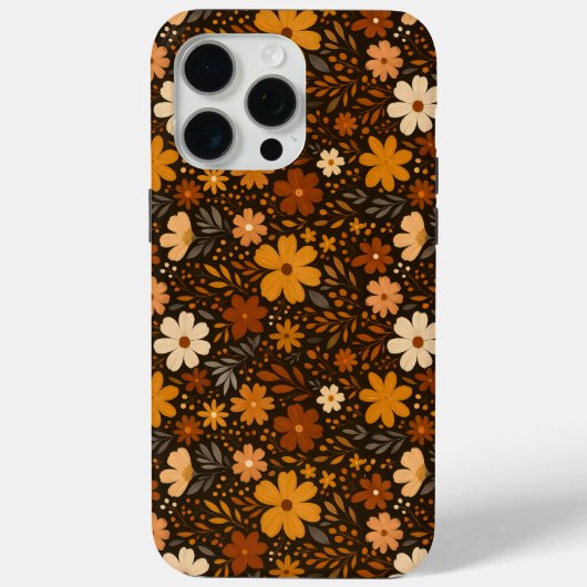 Herfst Bloemenpatroon – Herfstbloemen Case-Mate iPhone Case (Achterkant)