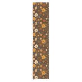  Herfst Bloemenpatroon – Herfstbloemen Korte Tafelloper (Voorkant)