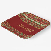 Herfst Bloemenplein Papieren Bordje (Gebogen)