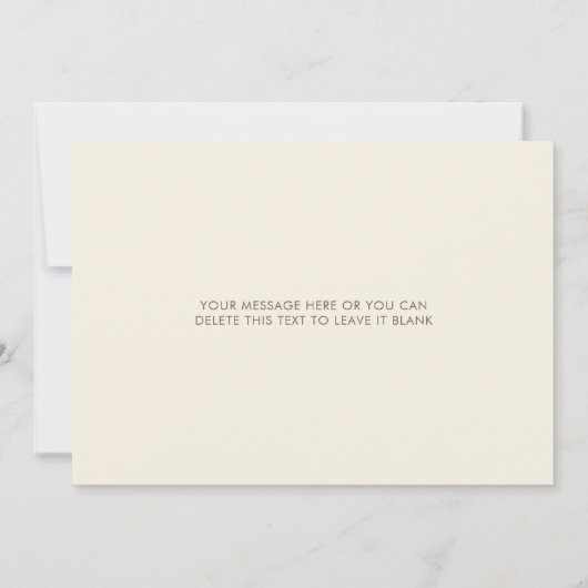 Herfst Bloemenpompoen Dank u Bedankkaart (Achterkant)