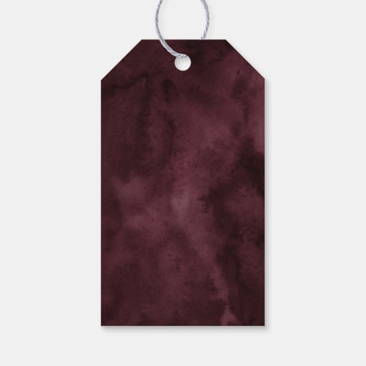 Herfst Bloemenpompoen Dankbaar Label Cadeaulabel (Achterkant)