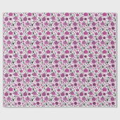 Herfst Bloemenpompoen inpakpapier (Vlak)