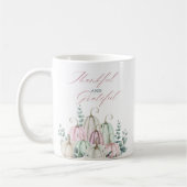 Herfst Bloemenpompoen Thanksgiving Koffiemok (Links)