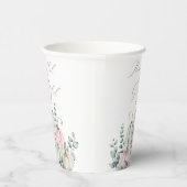 Herfst Bloemenpompoen Thanksgiving Papieren Bekers (Rechts)