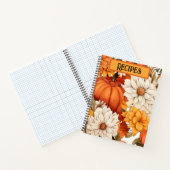 Herfst Bloemenpompoenrecept Notitieboek (Binnen)