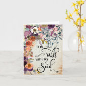 herfst bloemig  Het is goed Kaart (Gele Bloem)