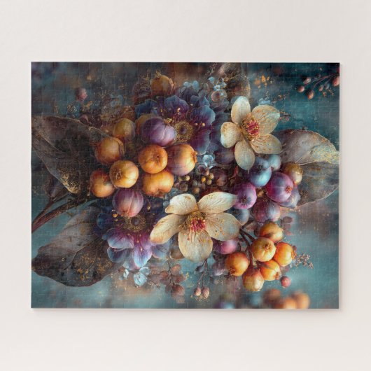Herfst Bloemig Puzzel (Horizontaal)