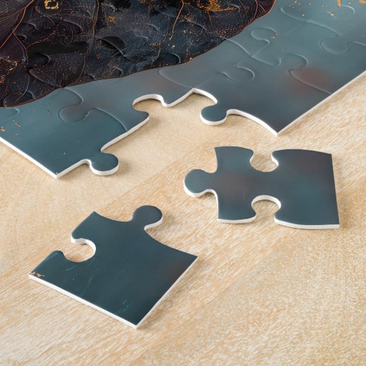 Herfst Bloemig Puzzel (Zijkant)