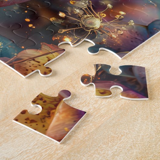 Herfst Bloemig Puzzel (Zijkant)