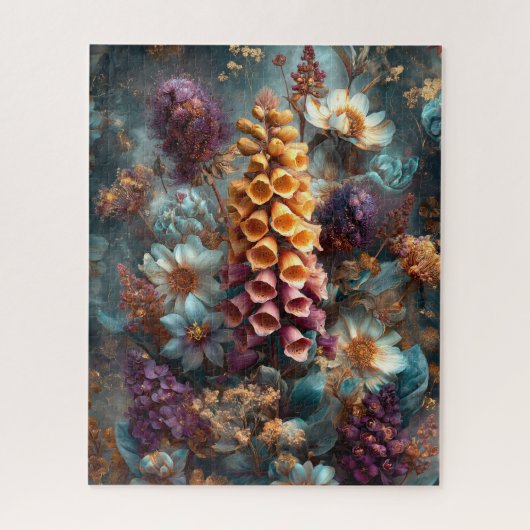 Herfst Bloemig Puzzel (Verticaal)