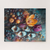 Herfst Bloemig Puzzel (Horizontaal)