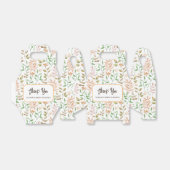 Herfst Bloemige Baby Shower Bedankdoosjes (Uitgevouwen)