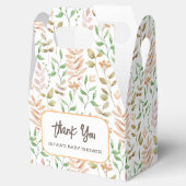 Herfst Bloemige Baby Shower Bedankdoosjes (Geopend)