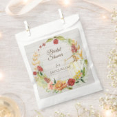 Herfst Bloemige Bourgondiër Witte Pompoen Bruiloft Bedankzakje (Geknipt)