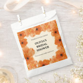 Herfst bloemige bruidsfeest cadeautasjes bedankzakje (Geknipt)