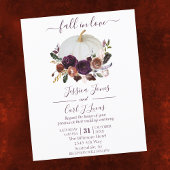 Herfst Bloemige Pompoen Boho Bruiloft Herfst