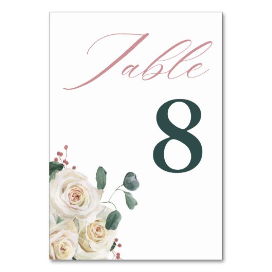 Herfst Bloemige Pompoen Kerstmis Thanksgiving Kaart (Voorkant)