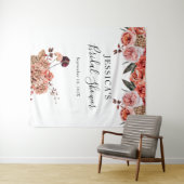 Herfst bloemige shower achtergrond foto booth wandkleed (In Situ (horizontaal))