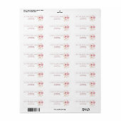 Herfst Bloemige Wilde Bloemen Bruiloft Etiket (Full Sheet)