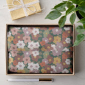 Herfst Bloemmotief Tissuepapier (Geschenk)