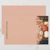 Herfst Bloemrijk Boekachtig Briefpapier (Voorkant / Achterkant)