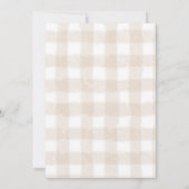 Herfst bloemrijke rustieke boho herfst bruiloft save the date (Achterkant)