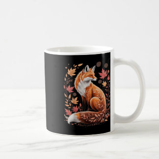 Herfst Bloemrijke Vos Fall Boho Dier Natuur Liefhe Koffiemok