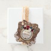 Herfst Bloemrijke Wijnvat Wijngaard Pensioenfeest Bedankjes Labels (In situ)