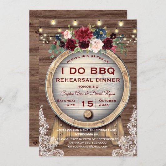 Herfst Bloemrijke Wijnvat Wijngaard Proefhuwelijk  Kaart (Voorkant / Achterkant)