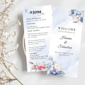 Herfst Bloemstuk Bruiloftsmenu Menu