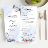Herfst Bloemstuk Bruiloftsmenu Menu