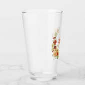 Herfst bloemstuk gepersonaliseerd glas (Rechts)