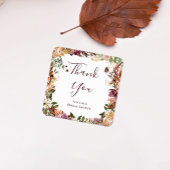 Herfst Bloemstuk Landelijk Stijl Vierkante Sticker