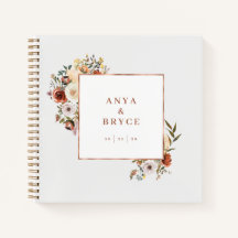 Herfst Blooms Foto Guest Book Wedding Album A200