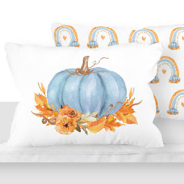 Herfst Blue Pumpkin en Rainbows Accent Pillow Kussen