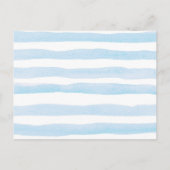 Herfst Blue Pumpkin Truck Books for Baby Card Uitnodiging Briefkaart (Achterkant)