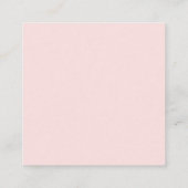 Herfst Blush Pink Pumpkin Gold Heart Dank u Informatiekaartje (Achterkant)