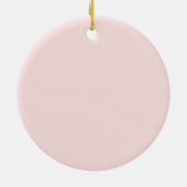 Herfst Blush Roze Pompoen Goud Hart Dank U Keramisch Ornament (Achterkant)