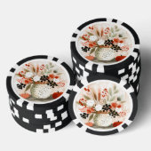 Herfst Boeket en Roest gespikkelde Pot Poker Chips (Opstapeling)