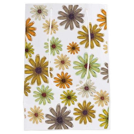 Herfst Boeket Gift Bag Medium Cadeauzakje (Achterkant)