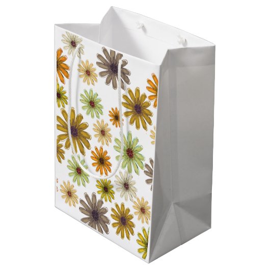 Herfst Boeket Gift Bag Medium Cadeauzakje (Achterkant Gekanteld)