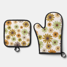 Herfst Boeket Oven Mitt en Pot Houders