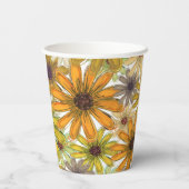 Herfst Boeket Papieren beker (Achterkant)