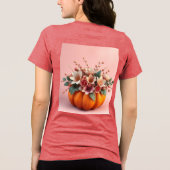 Herfst Boeket Pompoen Art T-shirt (Achterkant)