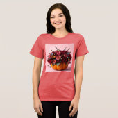 Herfst Boeket Pompoen Rood Triblend T-shirt (Voorkant volledig)