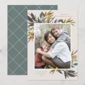 Herfst Boeket Thanksgiving Fotokaart Kaart (Voorkant / Achterkant)